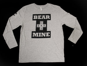 "I Bear Mine" Unisex Long Sleeve Tee - ORIGINAL print