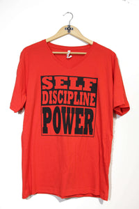 "Self Discipline Is Power" Men's V-Neck- ORIGINAL print