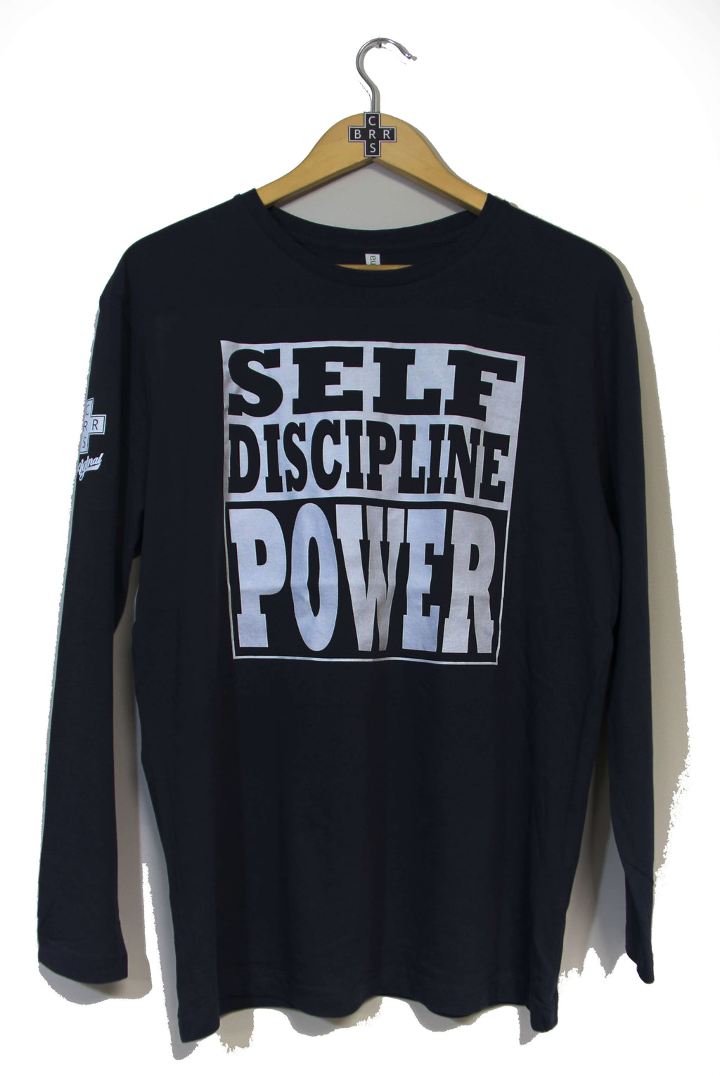 "Self Discipline Is Power" Unisex Long Sleeve Tee - ORIGINAL print