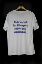 "The Law Is For The Lawless" Men's V-Neck- ORIGINAL print