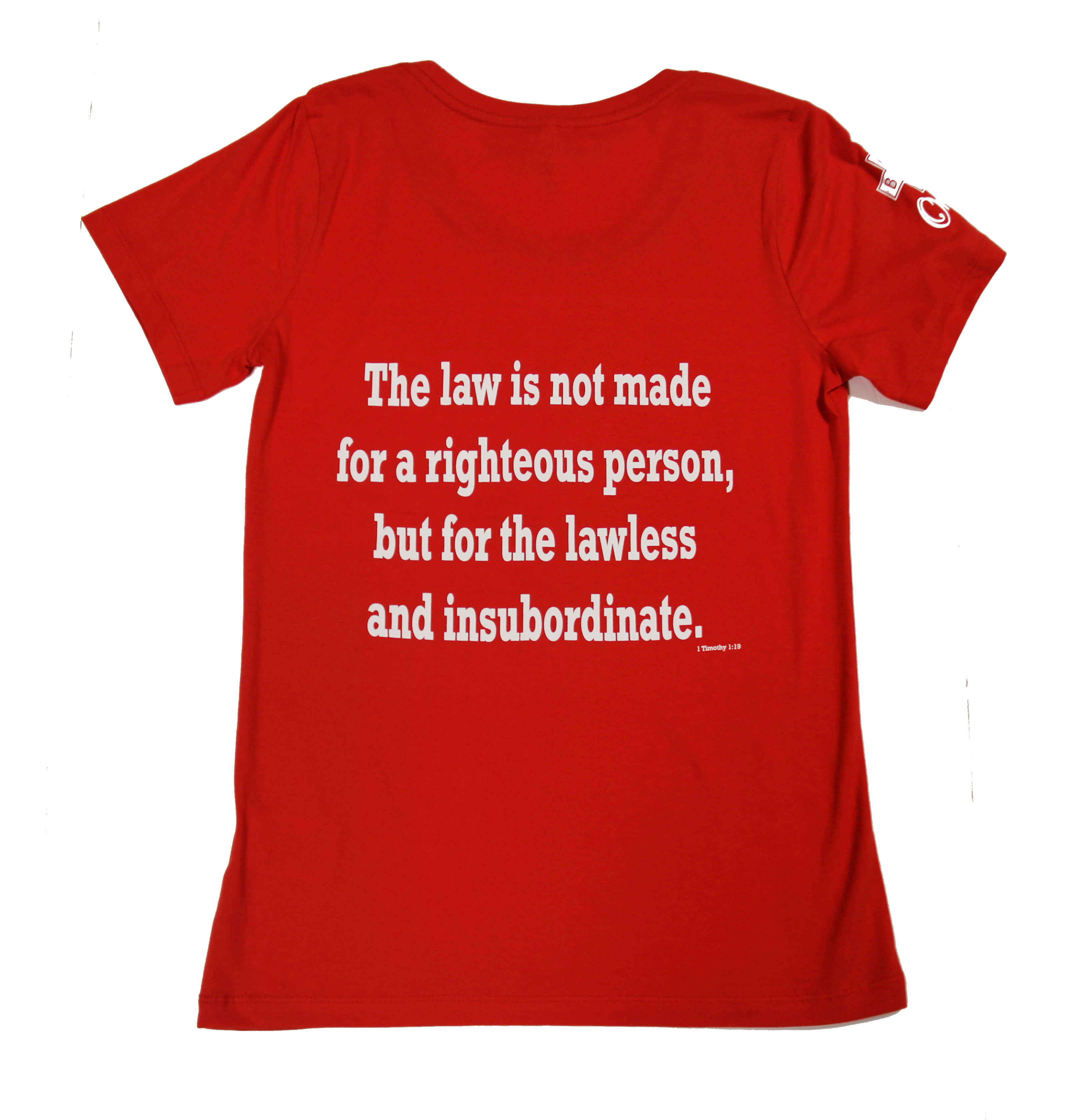 "The Law Is For The Lawless" Women's Crewneck - ORIGINAL print
