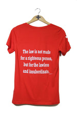 "The Law Is For The Lawless" Women's Crewneck - ORIGINAL print