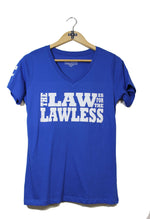 "The Law Is For The Lawless" Women's V-Neck - ORIGINAL print